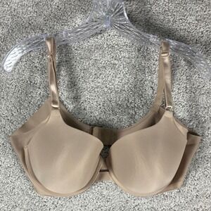 Warners 40B Underwire T-Shirt Bra Smooth Seamless‎ Nude Beige Adjustable Straps